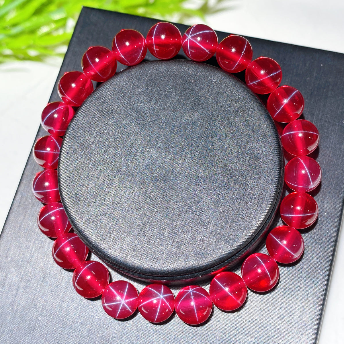 Ruby Bulku 8mm Star Ruby Bracelet Crystal Healing Bulk Wholesale