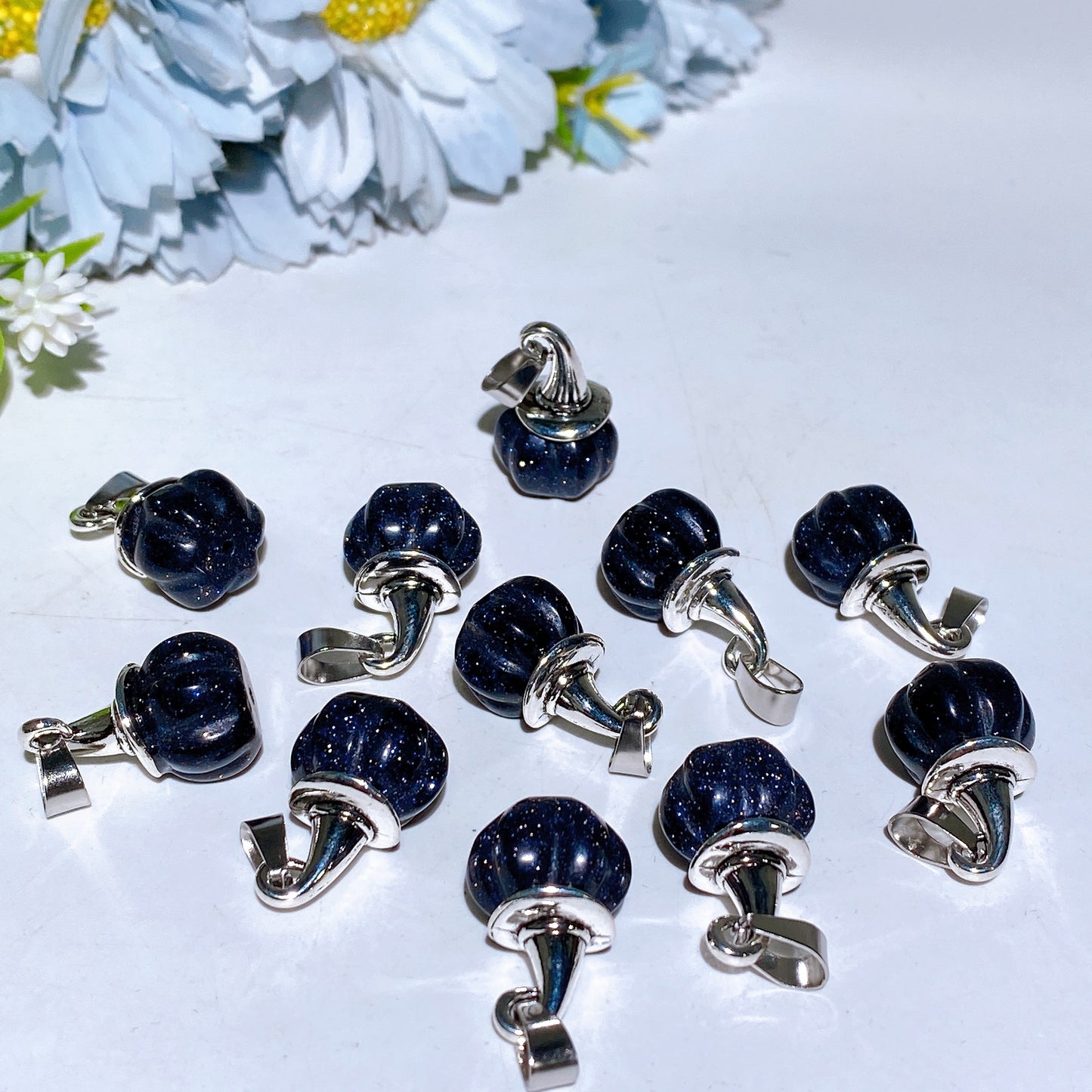 Crystal Pumpkin Pendant Crystal Healing Bulk Wholesale