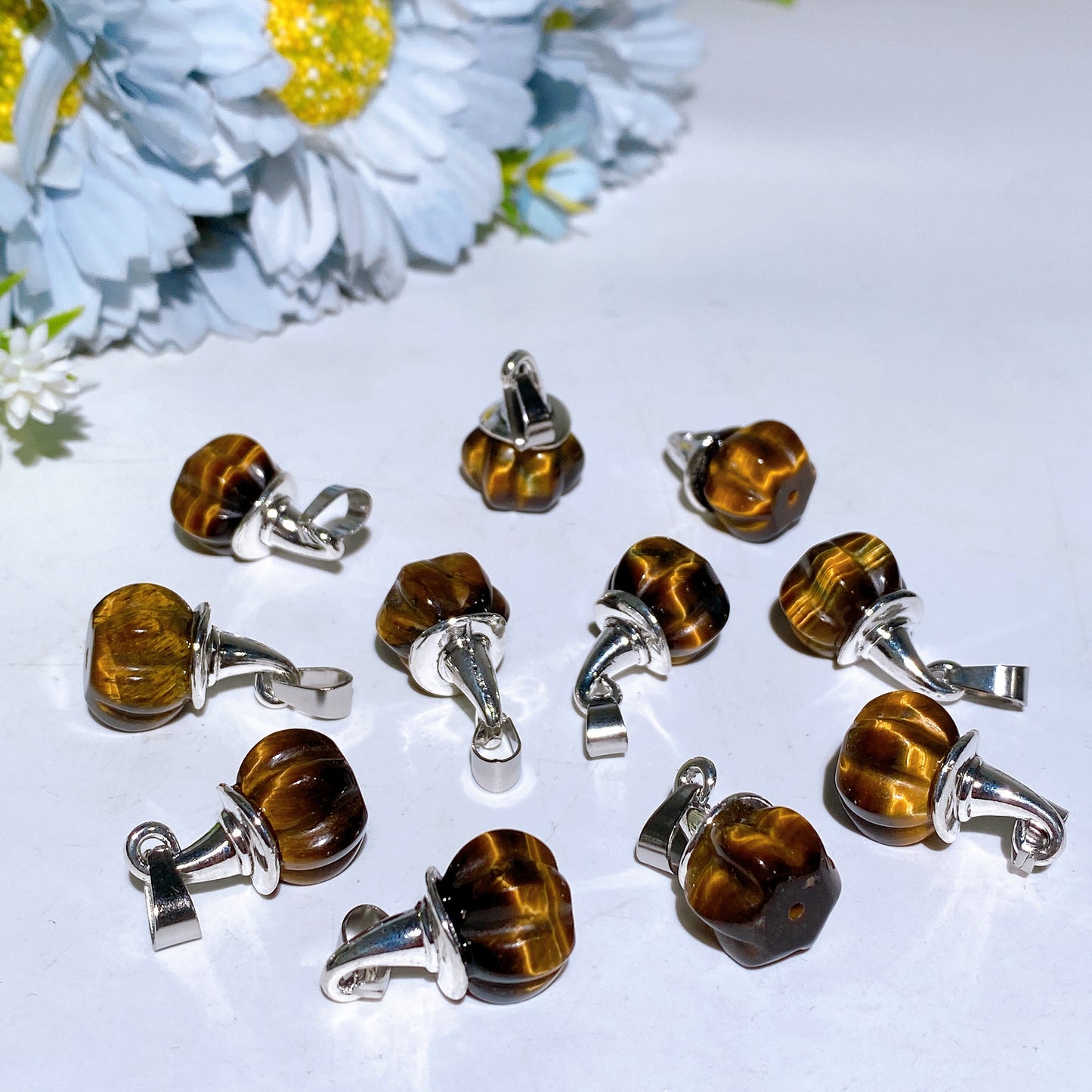 Crystal Pumpkin Pendant Crystal Healing Bulk Wholesale
