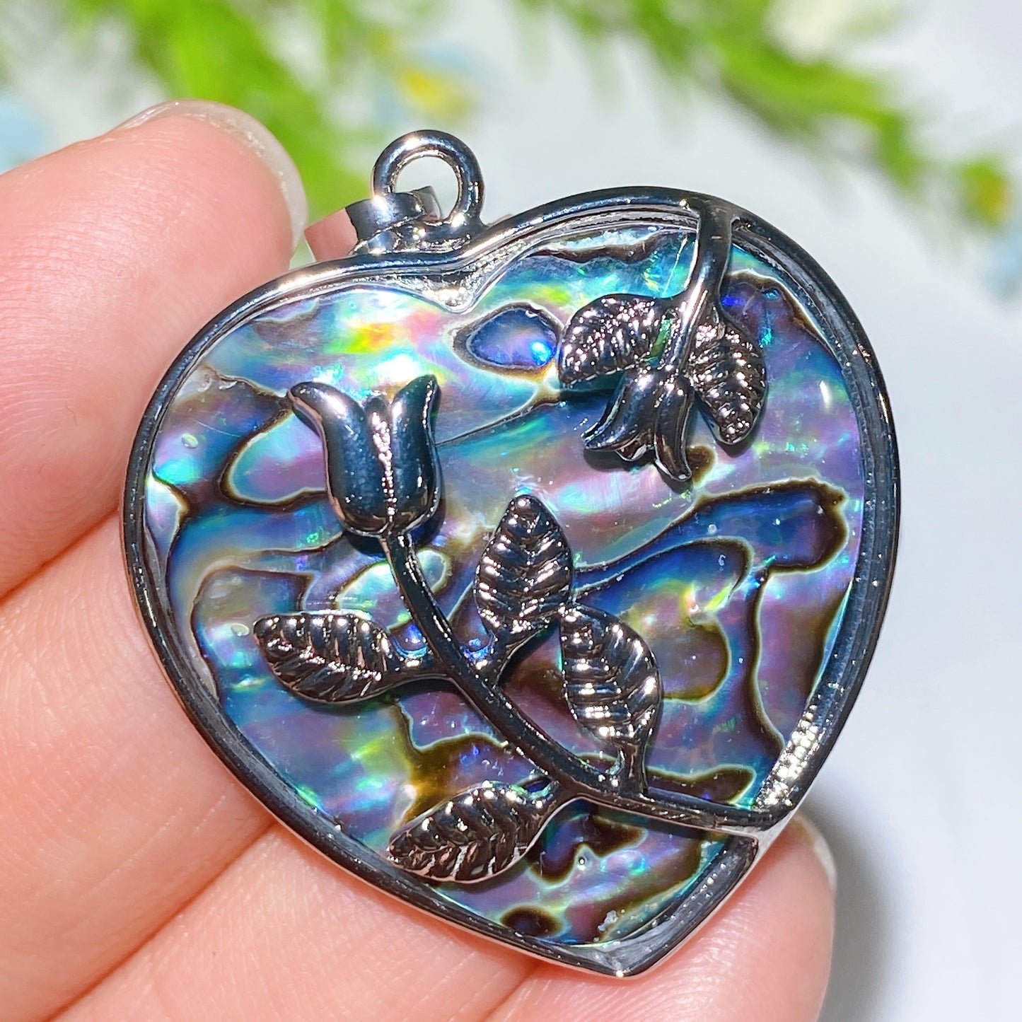 1.2"-2.0" Shell Pendant Crystal Hg Bulk Wholesale