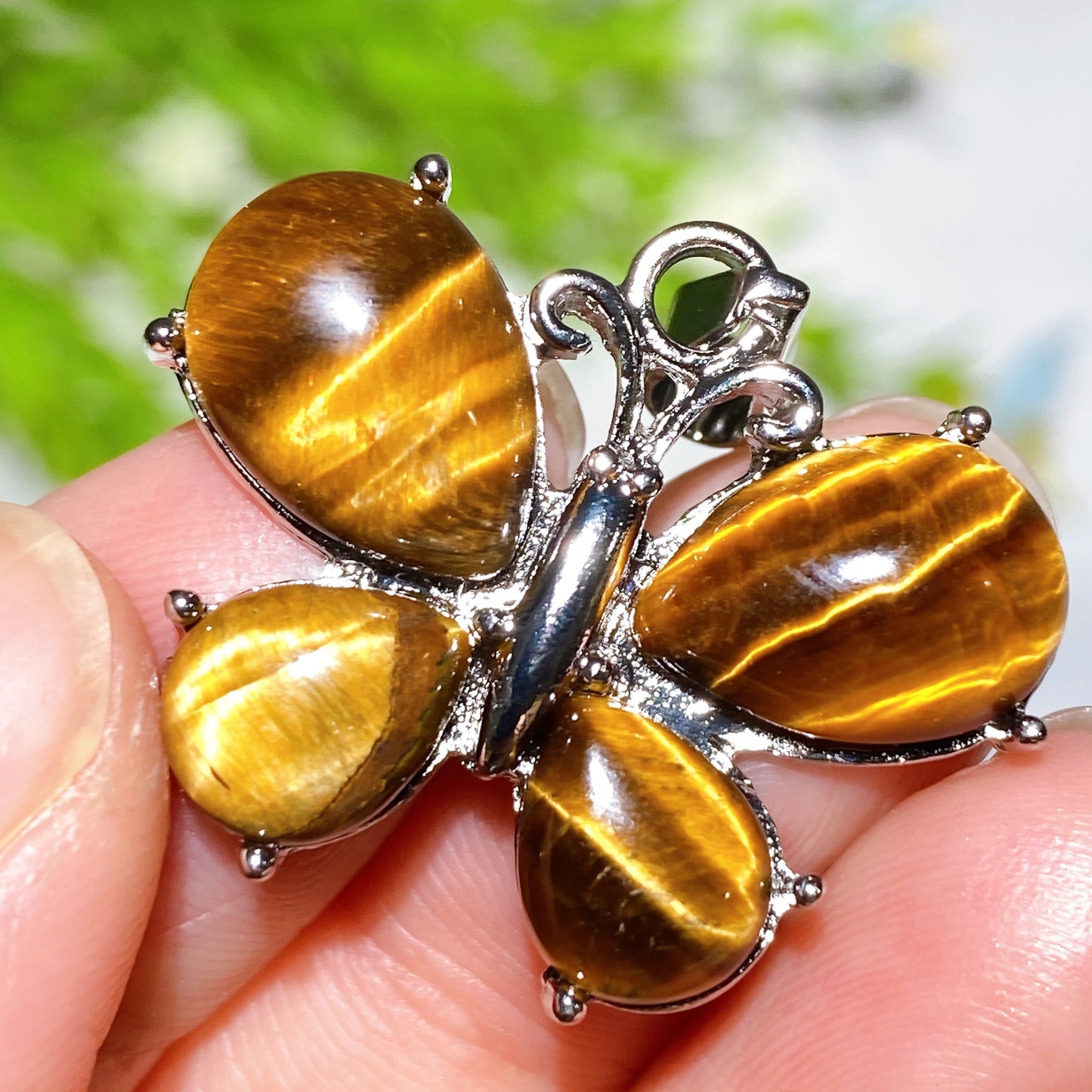 1.2" Crystal Butterfly Pendant Crystal Healing Bulk Wholesale