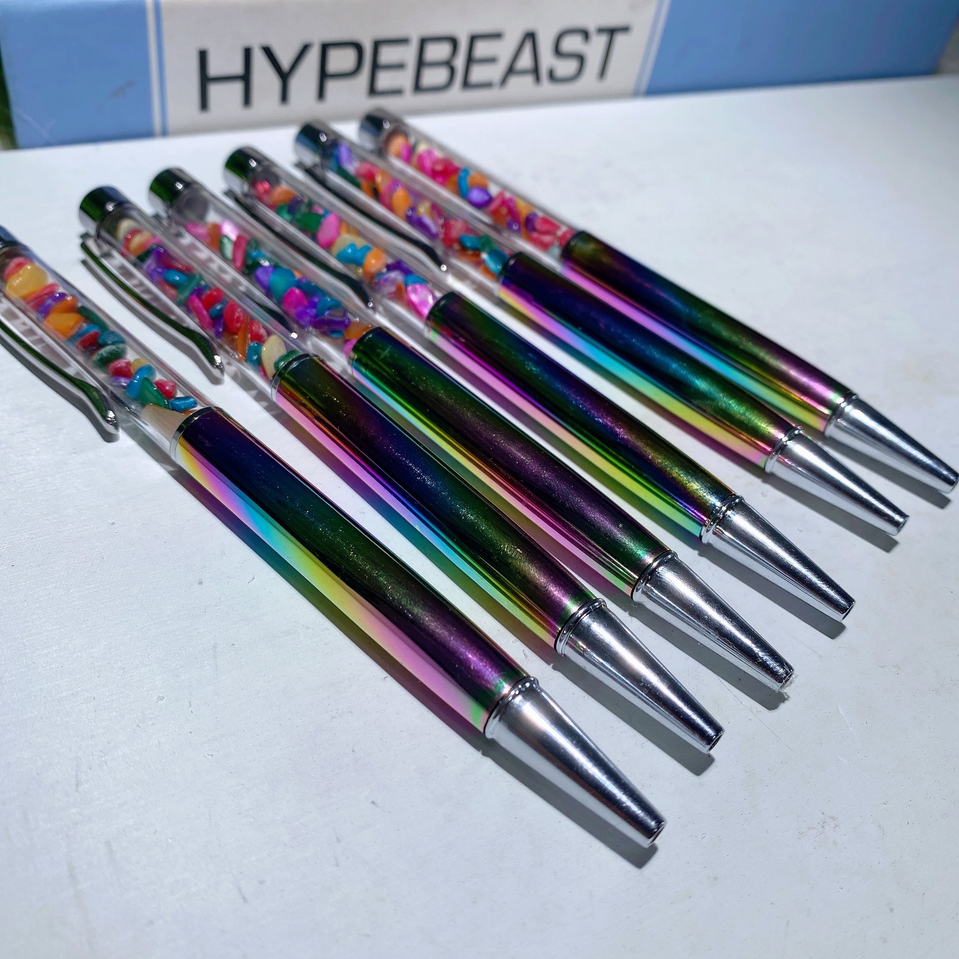 Wholesale Colorful Glitter Crystal Crystal Ballpoint Pen With