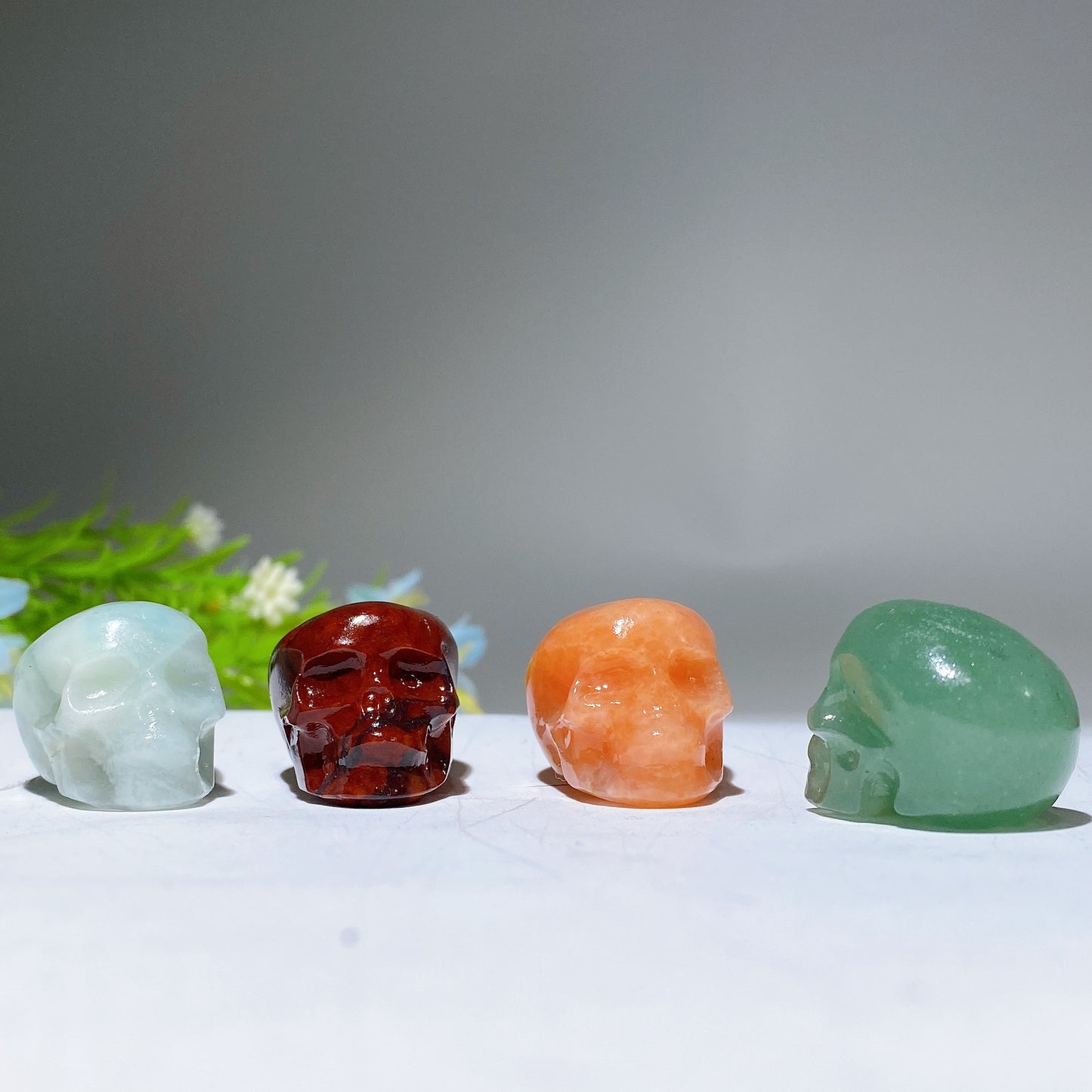 1.1" Mini Crystal Skull Carving Crystal Healing Bulk Wholesale