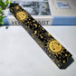 8.0" Black Obsidian Tower with Golden Printing Bulk Wholesale