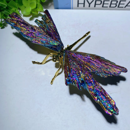 5.2" Aura Kyanite Dragonfly Free Form Bulk Wholesale
