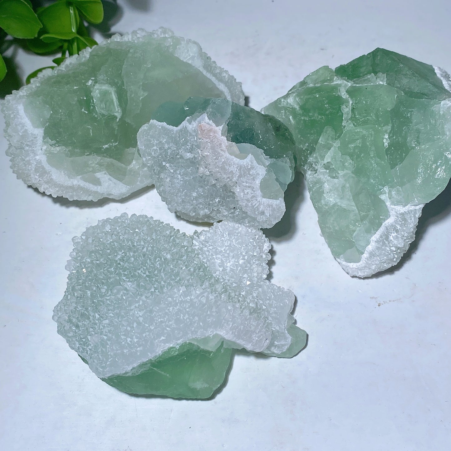 Sugar Green Fluorite Chunks Bulk Wholesale