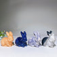 2.0" Mixed Crystal Rabbit Carvings Crystal Healing Bulk Wholesale