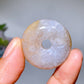 32mm Coral Jade Donut Pendant Crystal Healing Bulk Wholesale