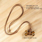 Natural Crystal Bone Necklace Pet Collar Gift Box – Wear the Bond with Your Furry Friend