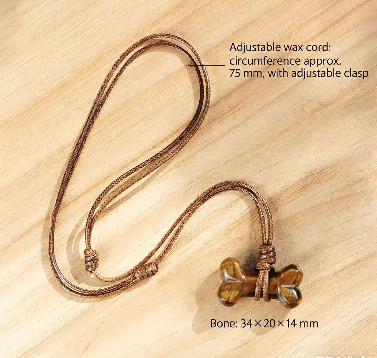 Natural Crystal Bone Necklace Pet Collar Gift Box – Wear the Bond with Your Furry Friend