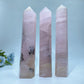 28-35cm Pink Calcite Tower Crystal Healing Bulk Wholesale