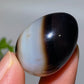 30mm Black Banded Agate Egg Crystal Healing Bulk Wholesale