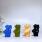 1.7" Crystal Finger Heart Carving Crystal Healing Bulk Wholesale