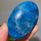 2.1" Blue Apatite Palm Crystal Healing Bulk Wholesale