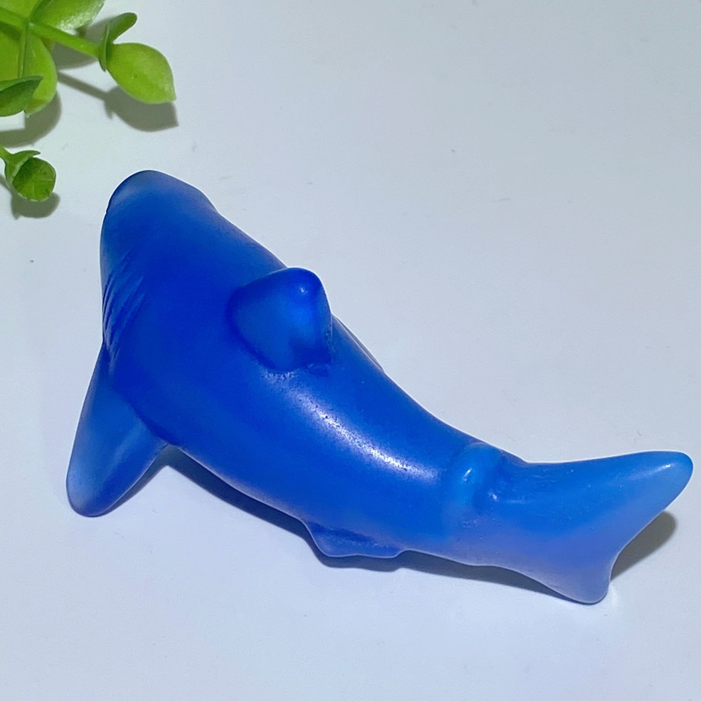 3.1" Blue Opalite Shark Carvings Bulk Wholesale