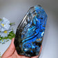 14.5cm Unique Labradorite Mermaid Carving Free Form Crystal Healing Bulk Wholesale