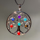 1.5“ Chakra Life Tree Flower Pendant Crystal Healing Bulk Wholesale