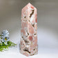 27cm Unique Druzy Cotton Candy Agate Tower Crystal Healing Bulk Wholesale