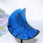 3.0"-3.3" Labradorite Moon Carving with Stand Crystal Healing Bulk Wholesale