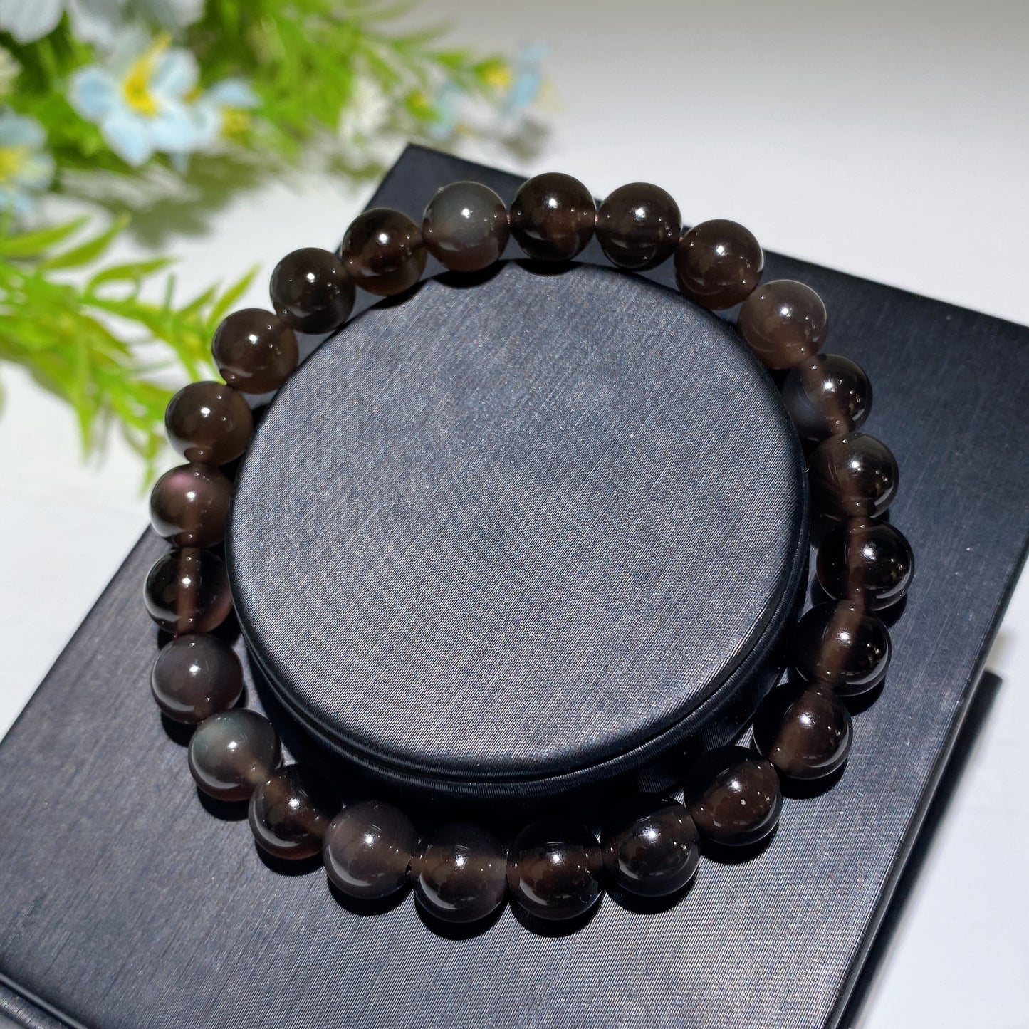 8mm Ice Obsidian Bracelet Crystal Healing Bulk Wholesale