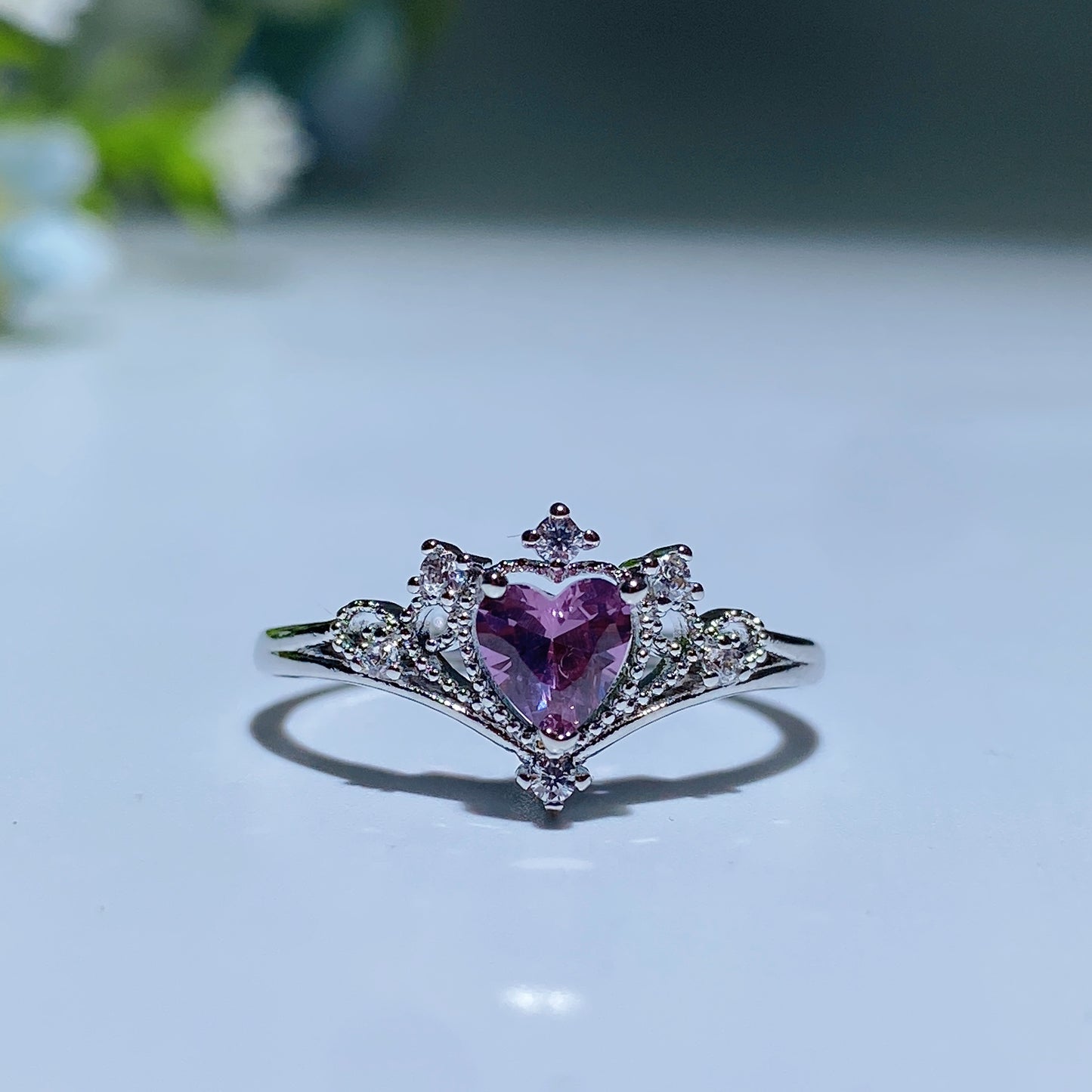 White Cooper Alexanderite Ring Crystal Healing Bulk Wholesale