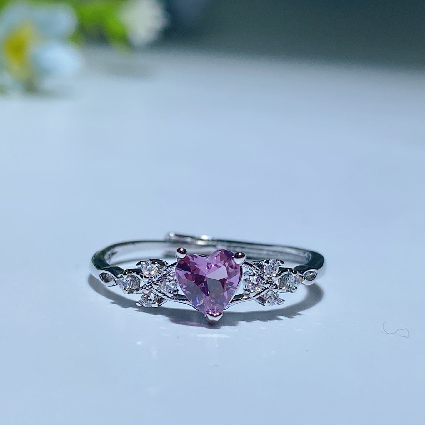 White Cooper Alexanderite Ring Crystal Healing Bulk Wholesale