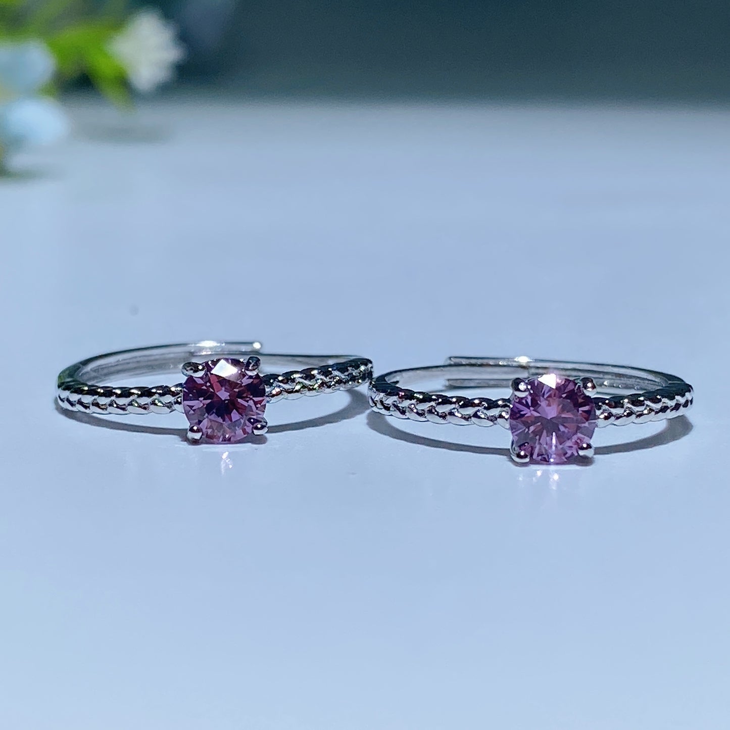 White Cooper Alexanderite Ring Crystal Healing Bulk Wholesale