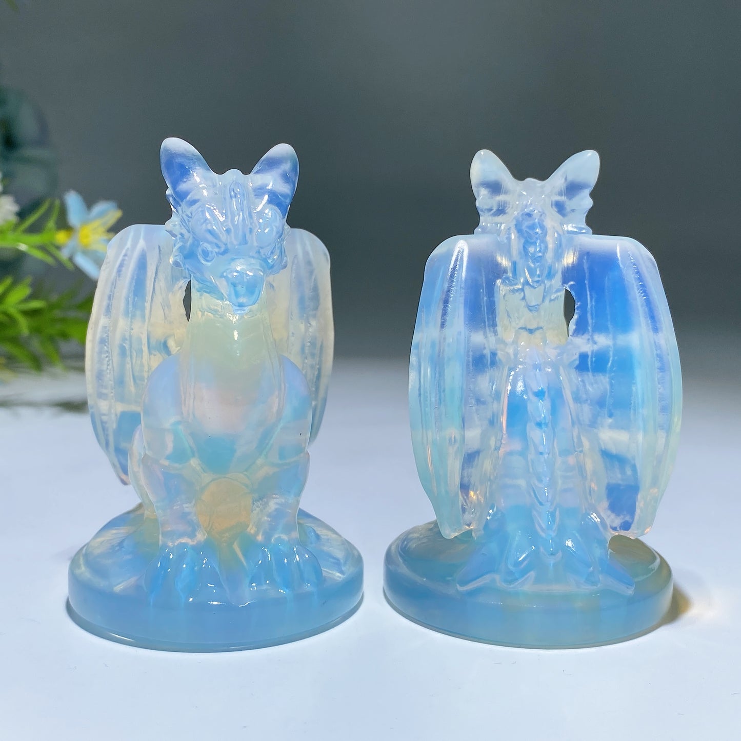 2.7" Opalite Dragon Carving Crystal Healing Bulk Wholesale
