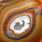 15cm Banded Druzy Agate Slab Carving with Stand Crystal Healing Bulk Wholesale