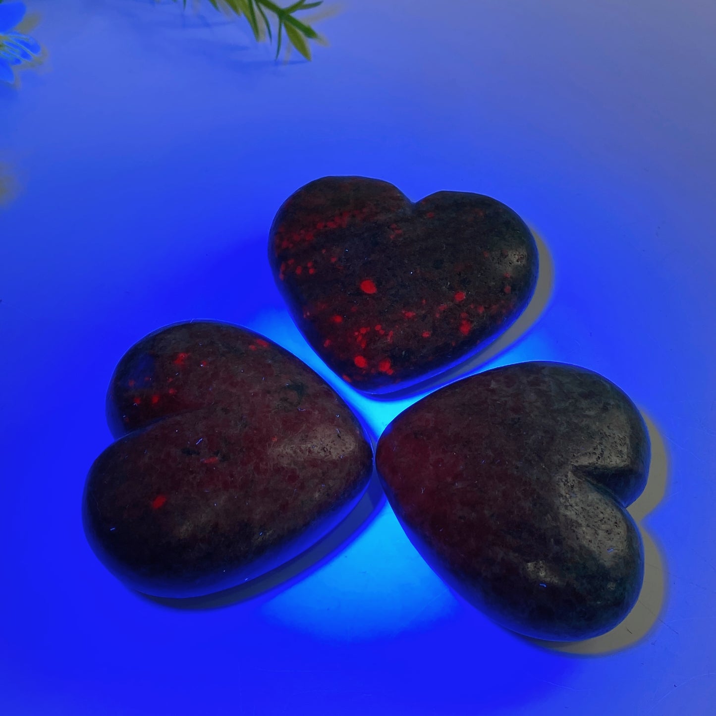 2.2" Ruby In Kyanite Heart Carving Crystal Healing Bulk Wholesale