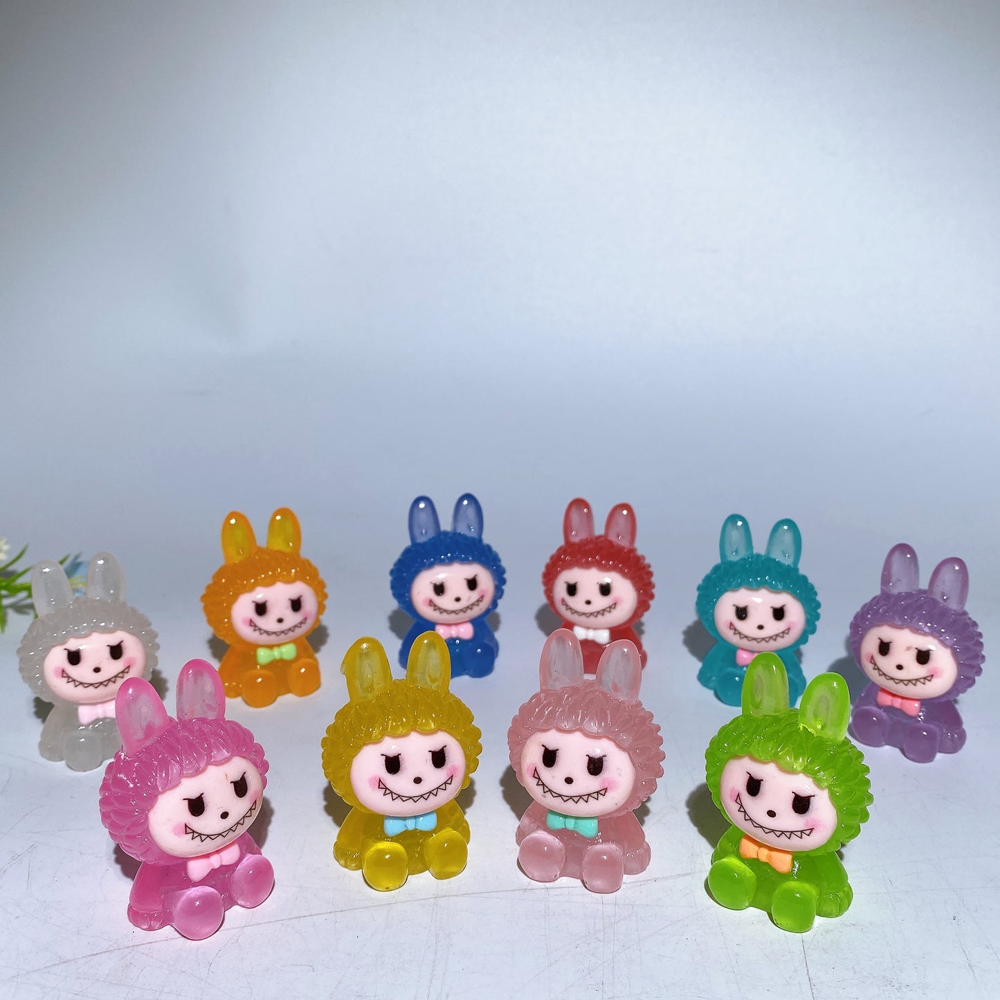 1.8" Luminous Labubu Carving Crystal Healing Bulk Wholesale