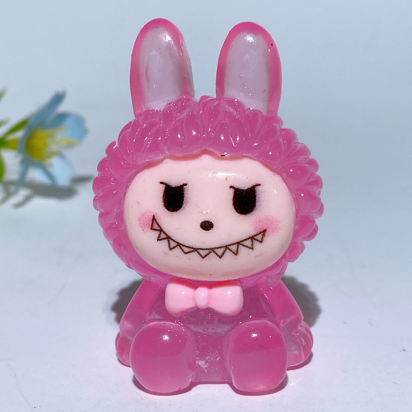 1.8" Luminous Labubu Carving Crystal Healing Bulk Wholesale