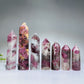 2.4"-4.7" Pink Tourmaline Point Crystal Healing Bulk Wholesale