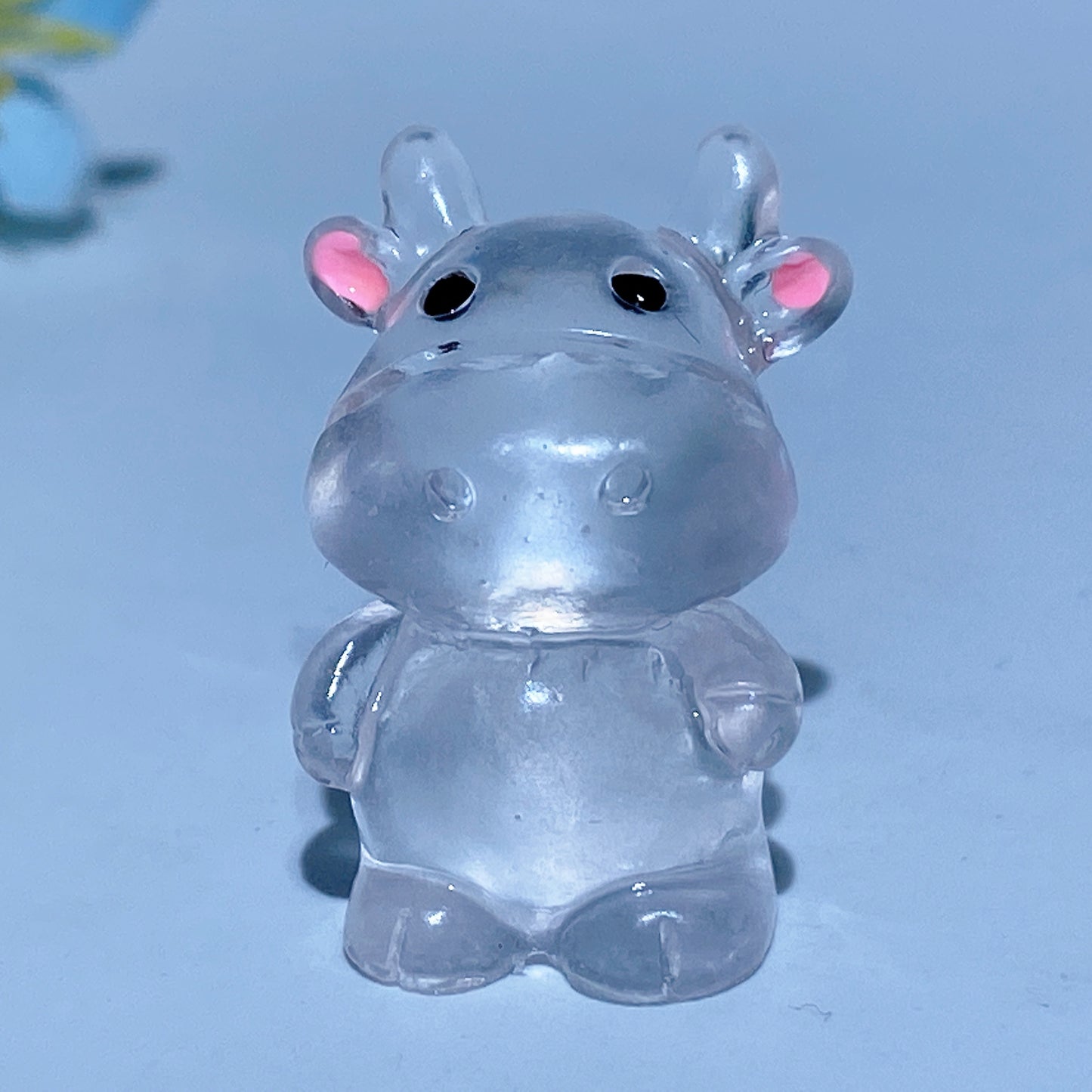 1.1" Luminous Cow Carving Crystal Healing Bulk Wholesale