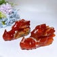 3.3"-3.5" Sardonyx Dragon Head Carving Crystal Healiing Bulk Wholesale