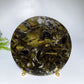 16.5cm-20cm Green Mica Round Slab with Stand Bulk Wholesale