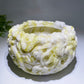 20cm Serpentine Treasure Bowl with Dragon Decor Carving Crystal Healing Bulk Wholesale