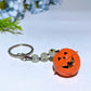 Crystal with Pumpkin Bell Key Chain for Halloween Crystal Healing Bulk Wholesale