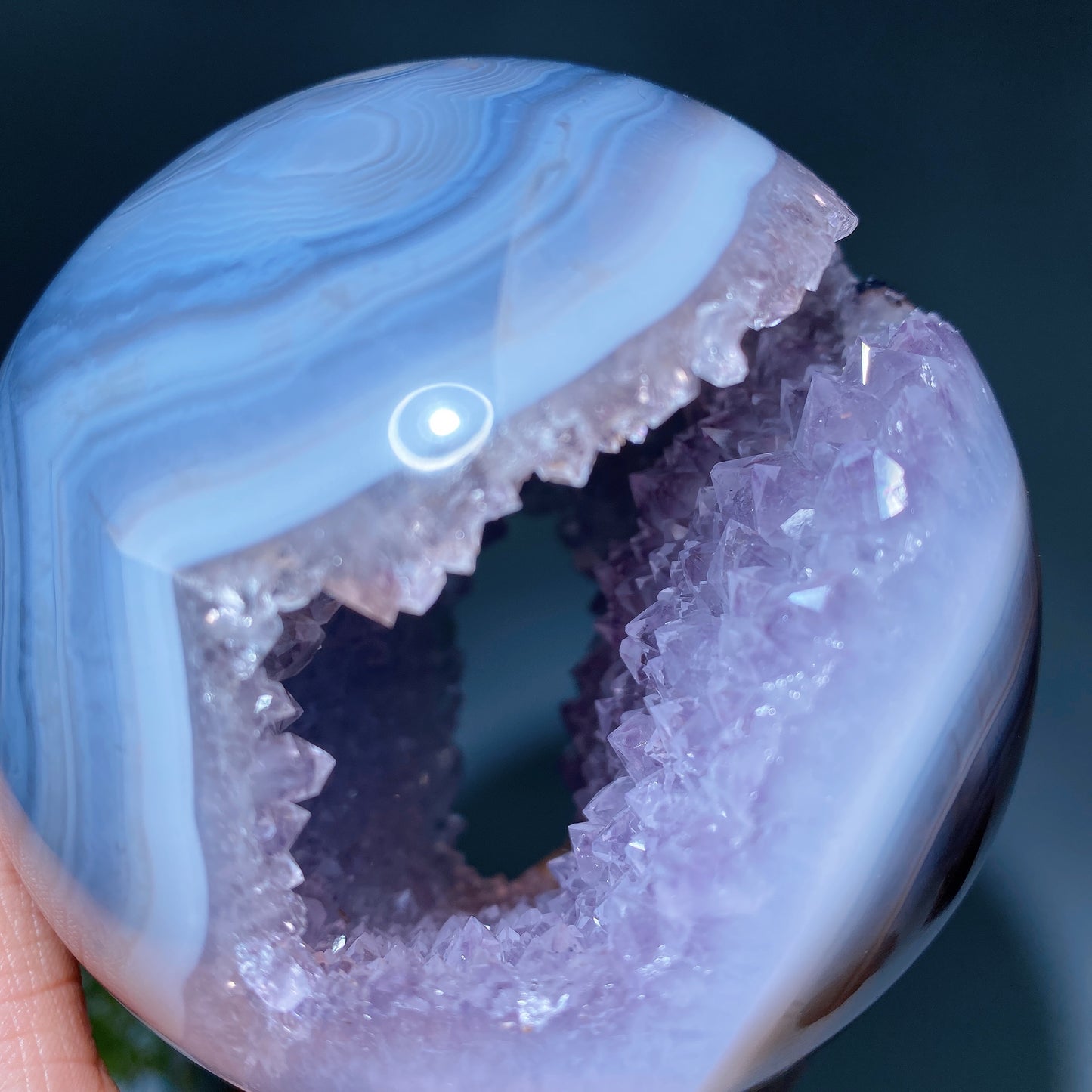 Unique Agate Grow with Amethyst Geode Crystal Healing Bulk Wholesale