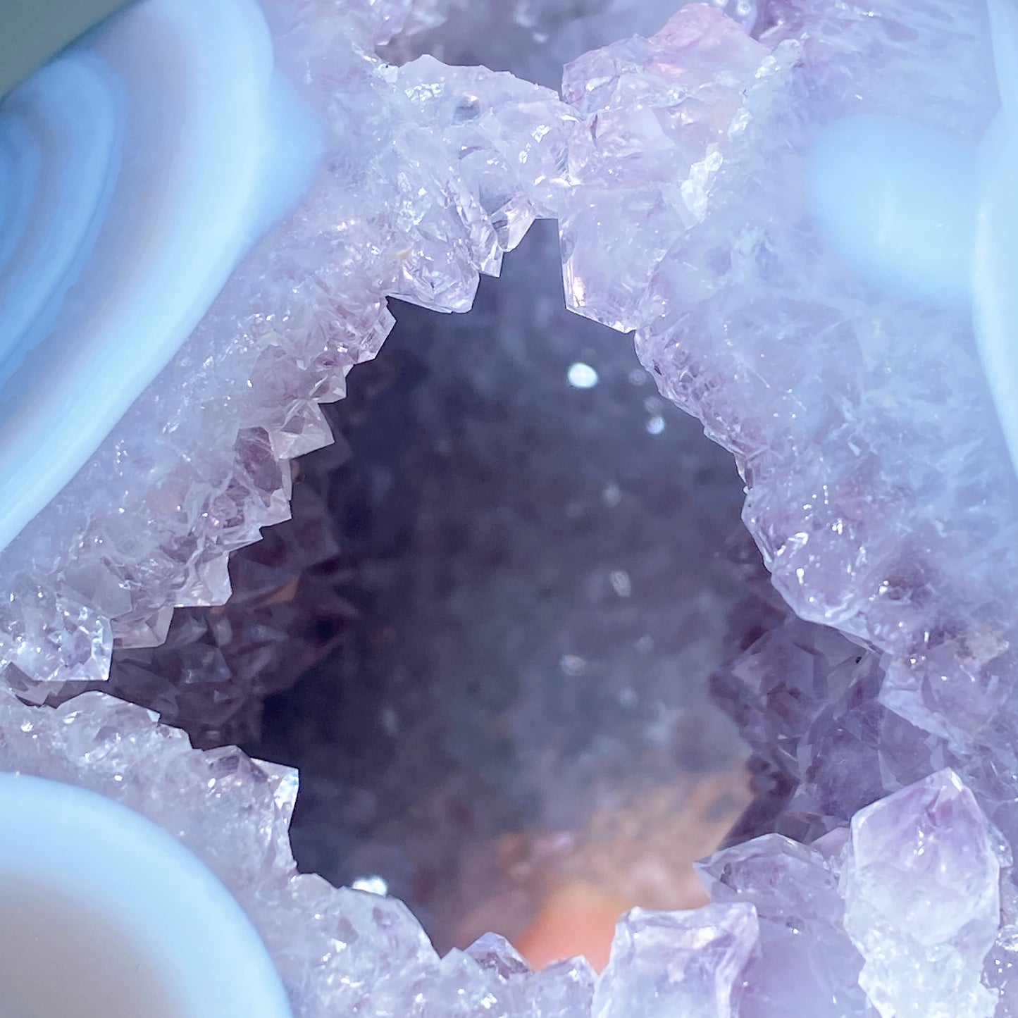 Unique Agate Grow with Amethyst Geode Crystal Healing Bulk Wholesale