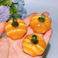 2.2" Orange Calcite Pumpkin Vegetable Carving Crystal Healing Bulk Wholesale