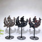 Crystal Witch Moon Carving with Stand Crystal Healing Bulk Wholesale