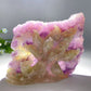 18cm Unique Fluorite Nine-tails Fox Carving Crystal Healing Bulk Wholesale