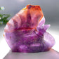 14cm Unique Purple Mica Nine-tails Fox Carving Crystal Healing Bulk Wholesale