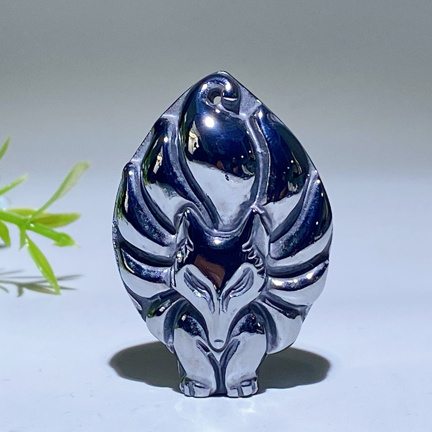 1 pc Drilled Terahertz for Pendant DIY Crystal Healing Bulk Wholesale