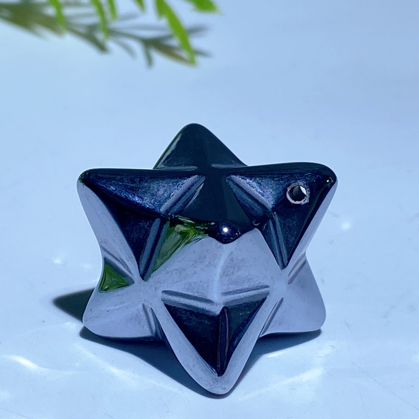 1 pc Drilled Terahertz for Pendant DIY Crystal Healing Bulk Wholesale