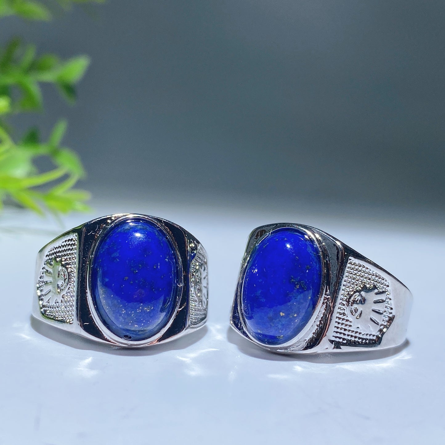 White Cooper Crystal Men Ring Crystal Healing Bulk Wholesale