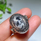 White Cooper Crystal Poison Ring Crystal Healing Bulk Wholesale
