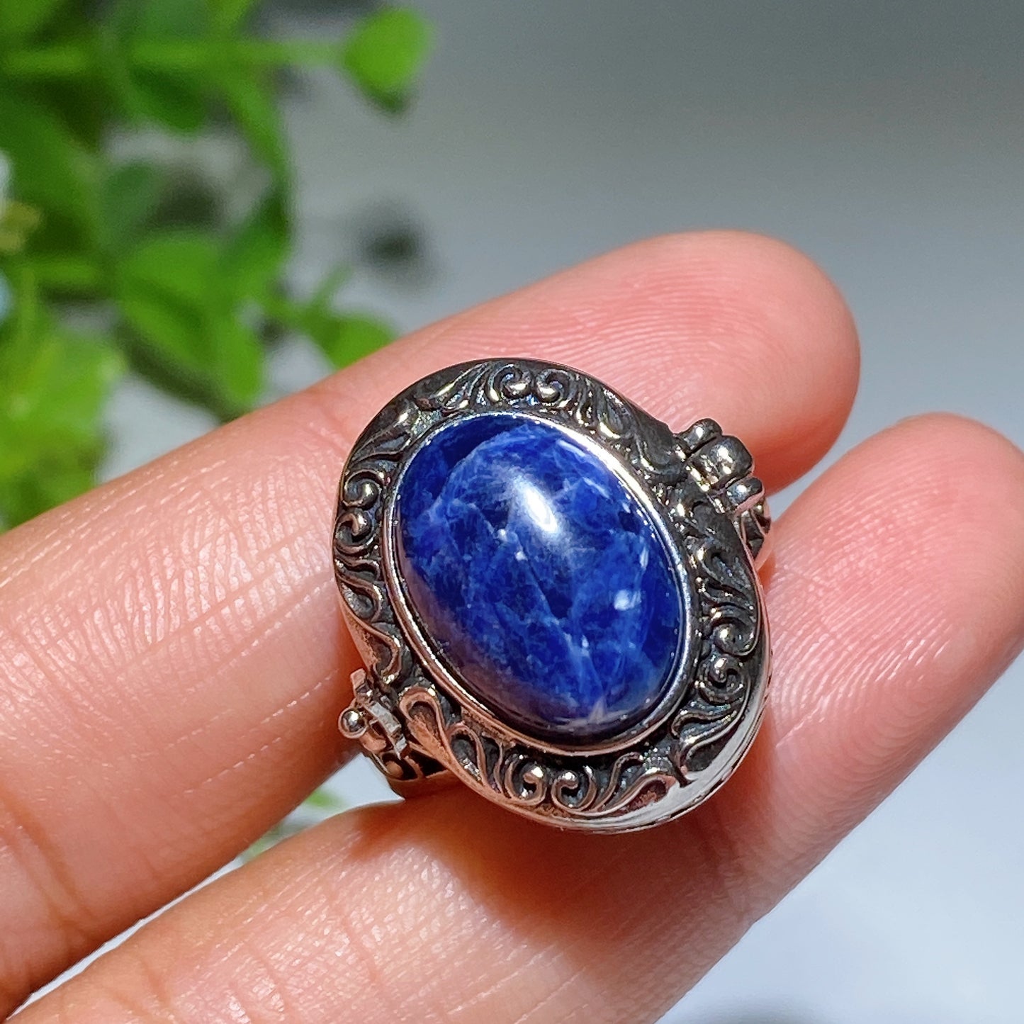 White Cooper Crystal Poison Ring Crystal Healing Bulk Wholesale