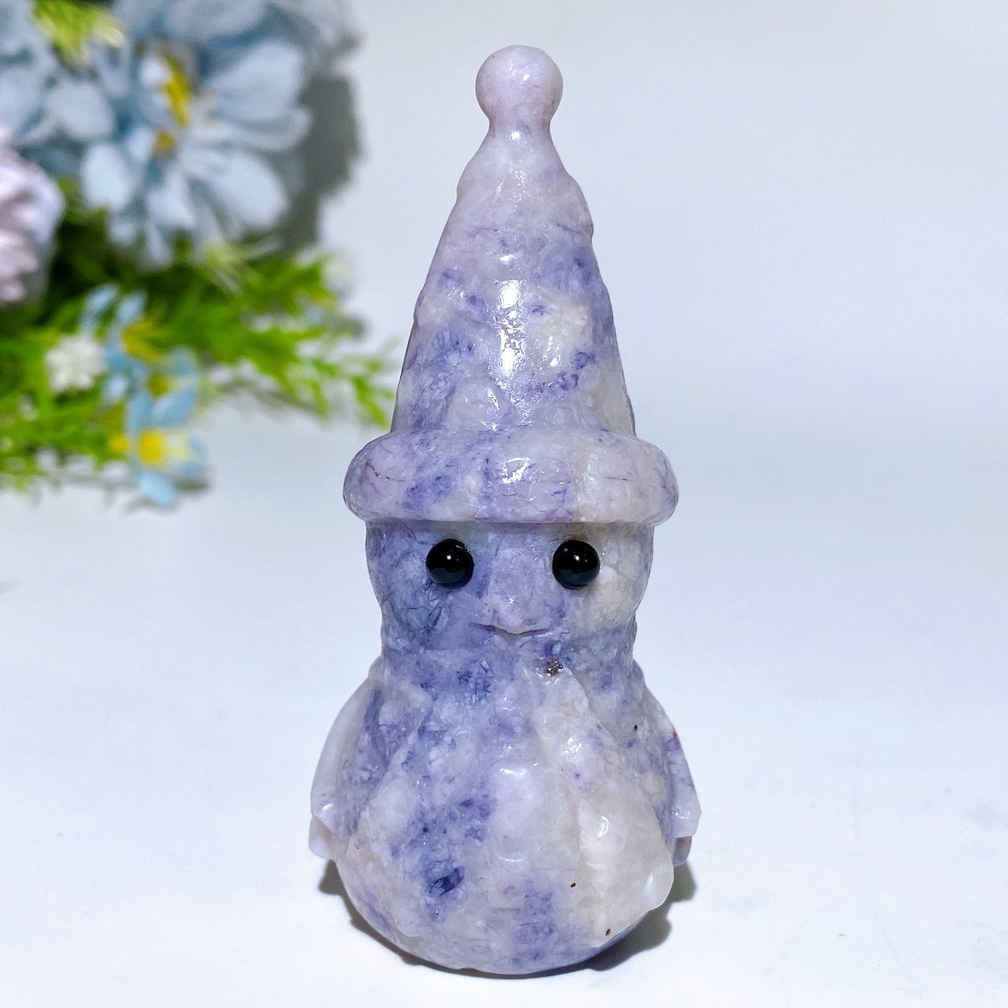 3.1" Crystal Snowman Carving Crystal Healing Bulk Wholesale
